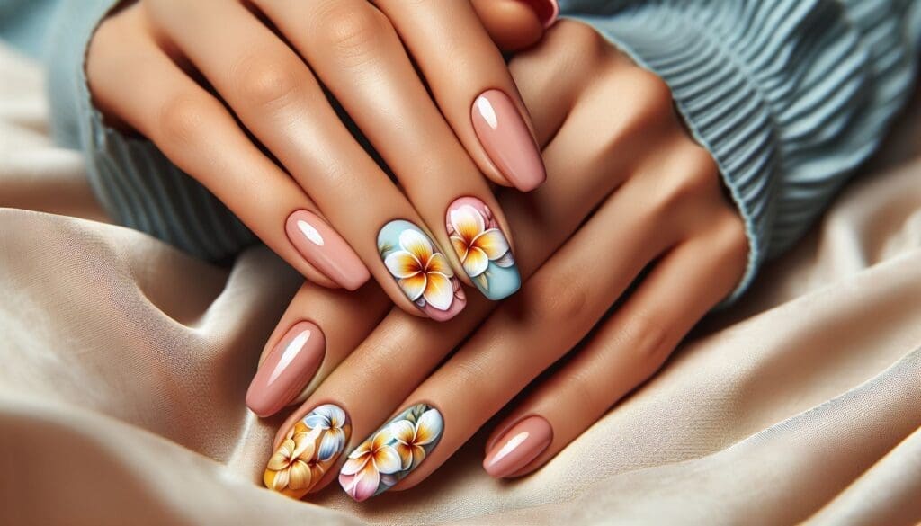 tropical nail designs