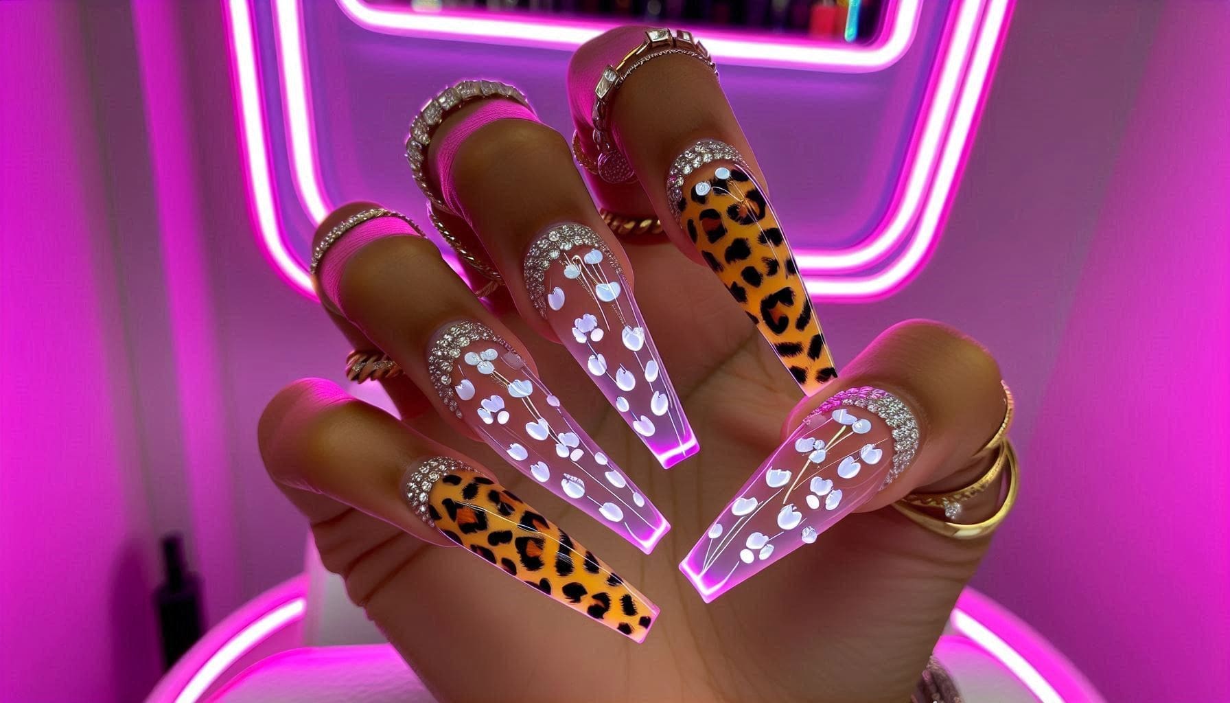 Animal print nails