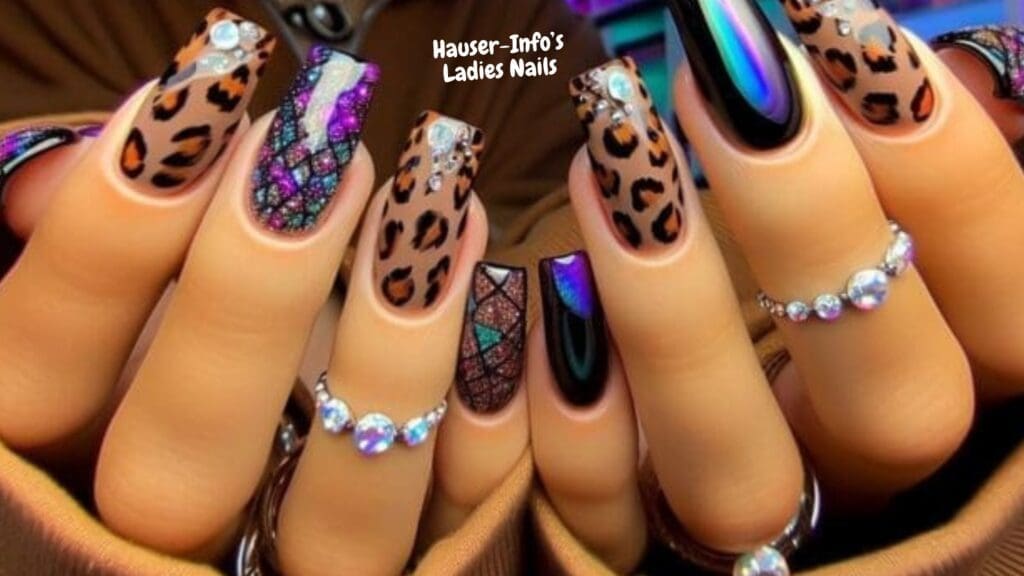 Animal print nails