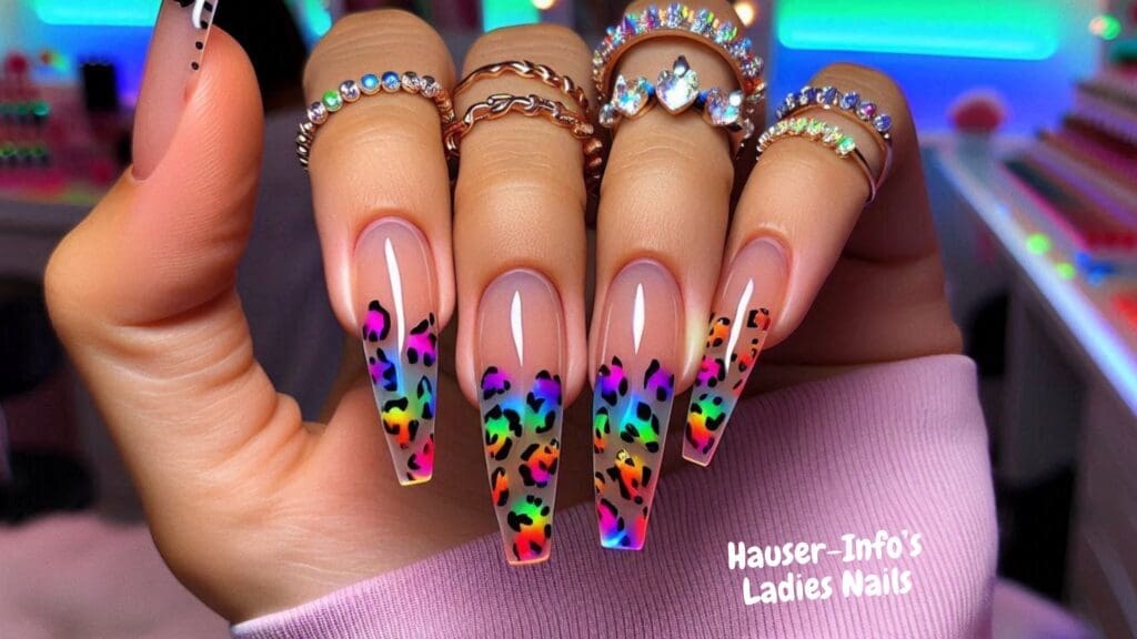 Animal print nails