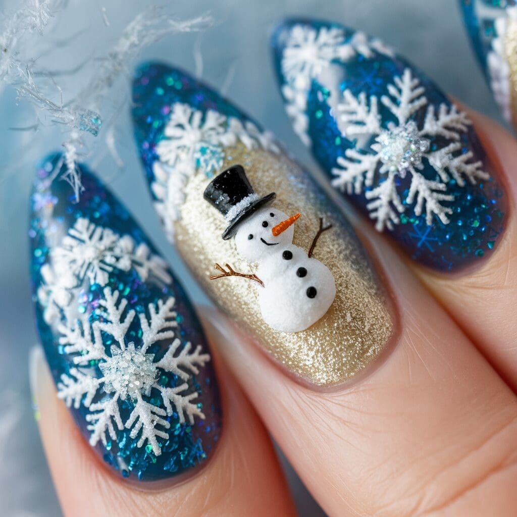 Holiday nail art