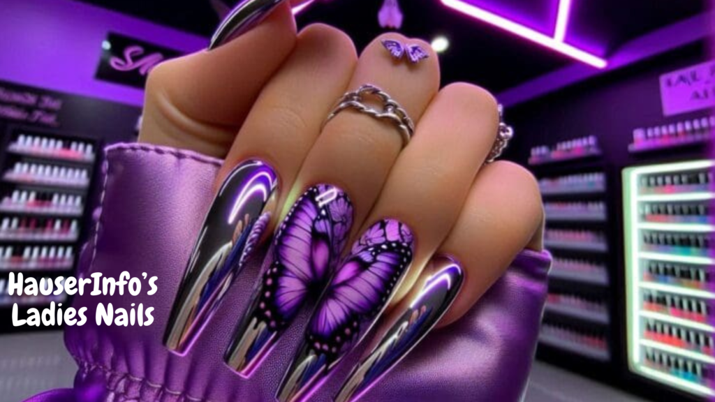 chrome nail designs