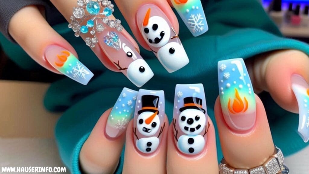 christmas nail art