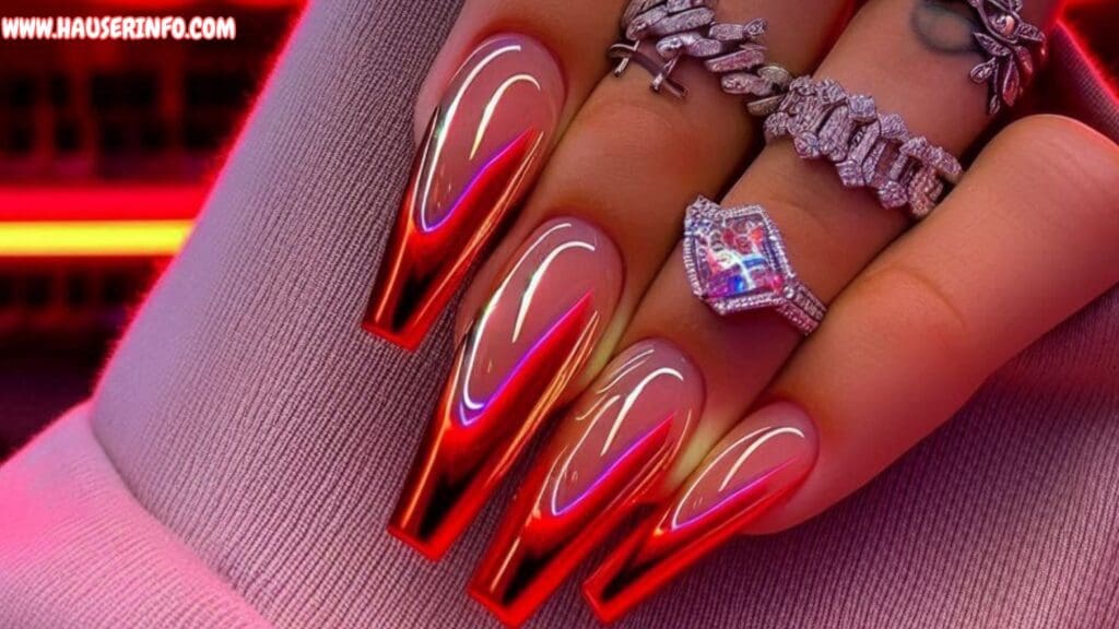 chrome nail designs