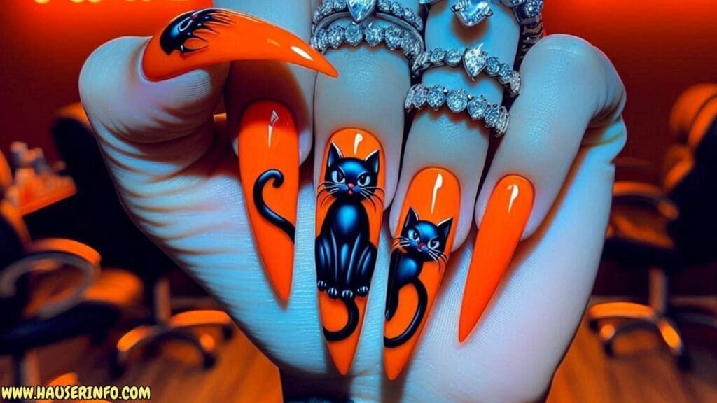 halloween nail designs