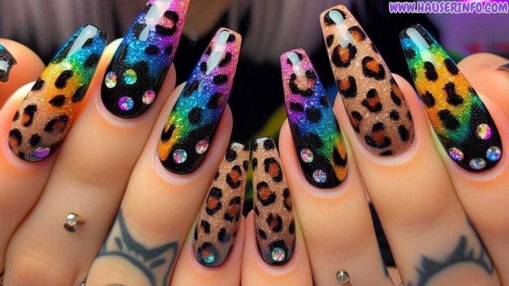 Animal print nails