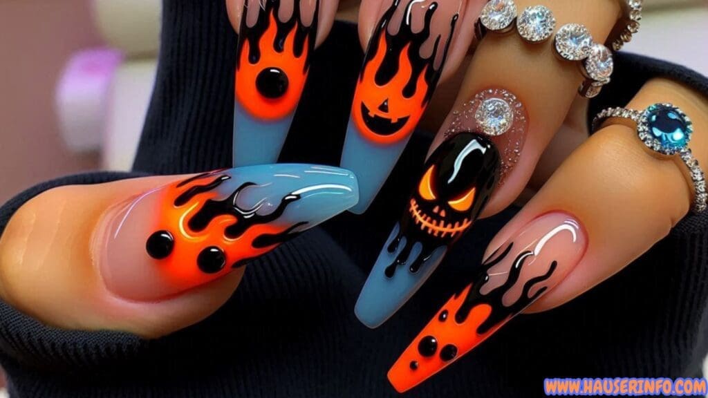 halloween nail designs