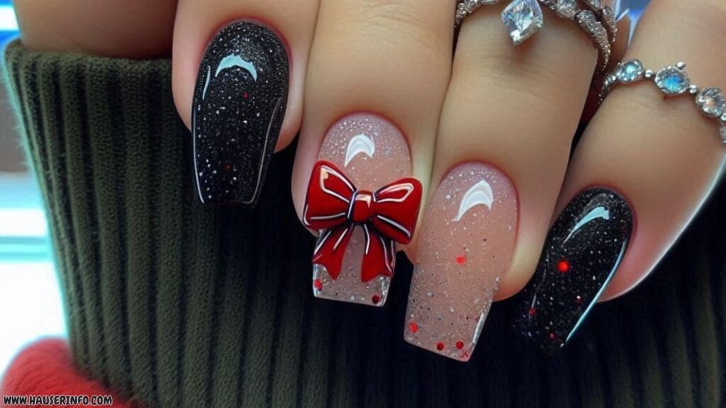 Holiday nail art