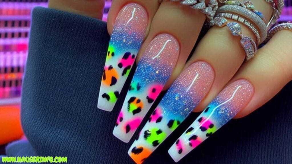 Animal print nails