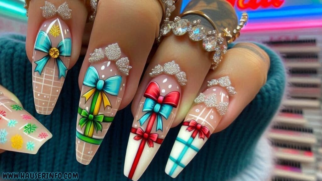 christmas nail art