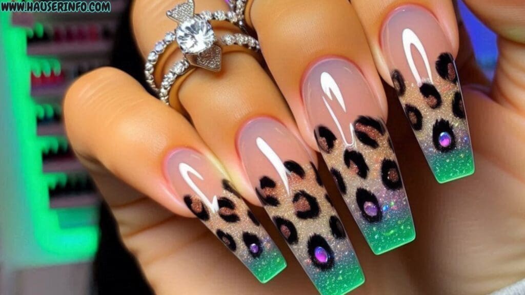 Animal print nails