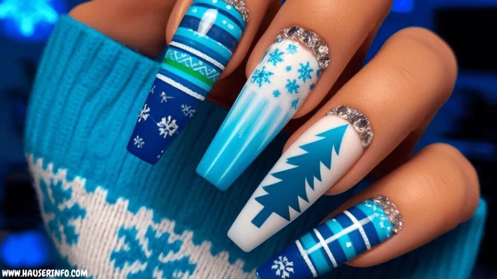 christmas nail art