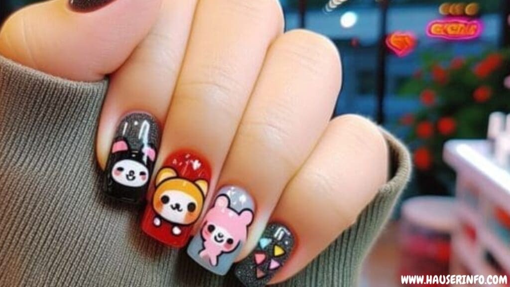 nail designs for short nails