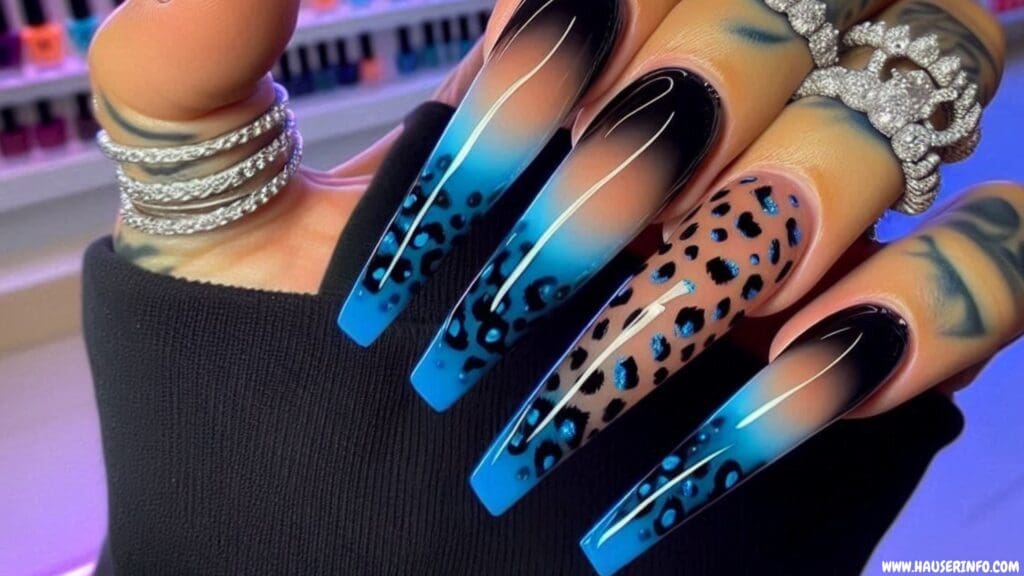 Animal print nails