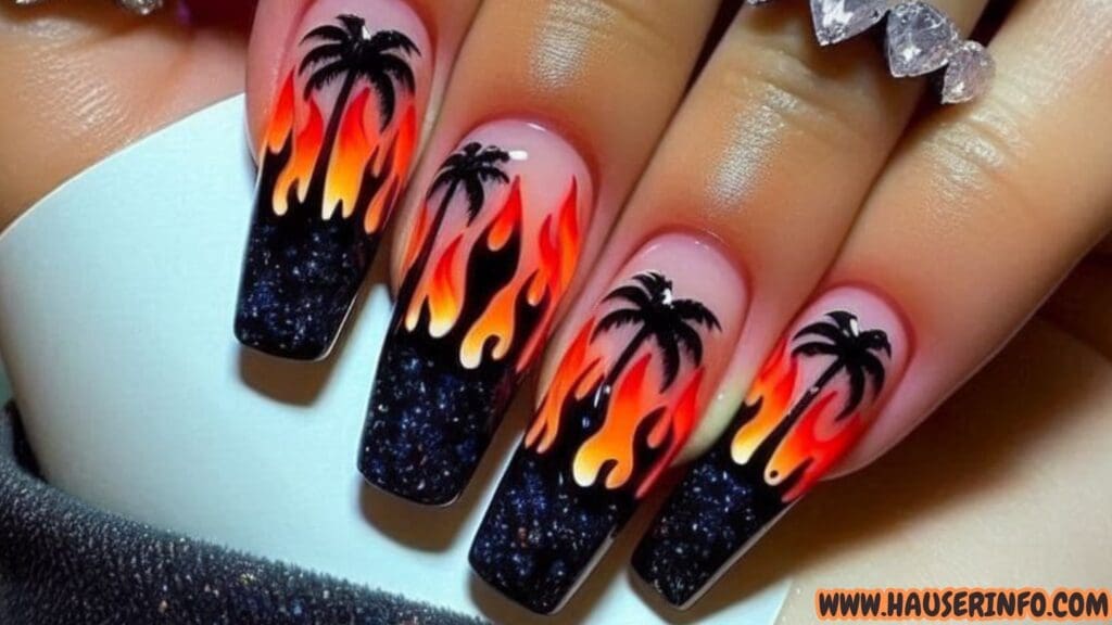 tropical nail designs