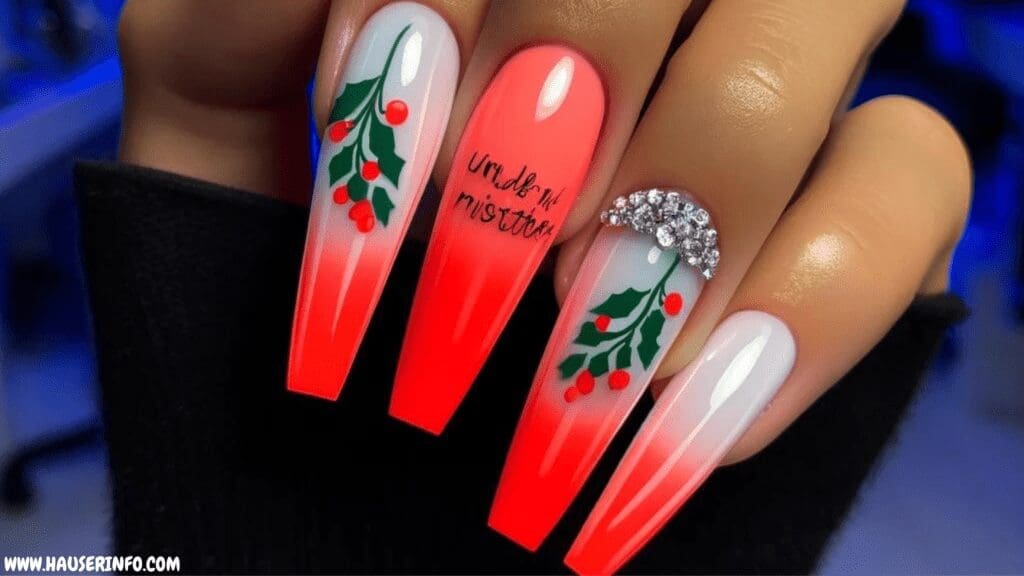 christmas nail art