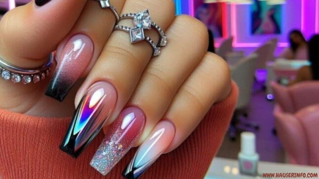 chrome nail designs