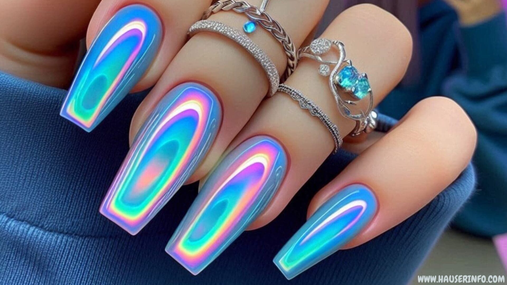 chrome nail designs