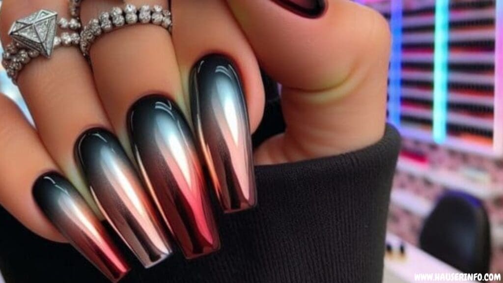 chrome nail designs