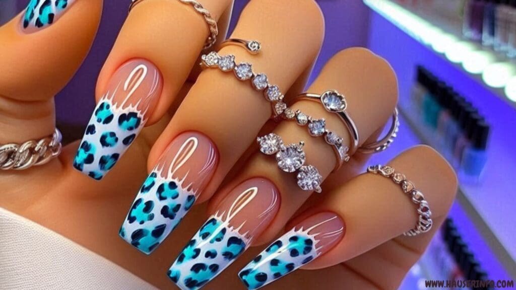 Animal print nails