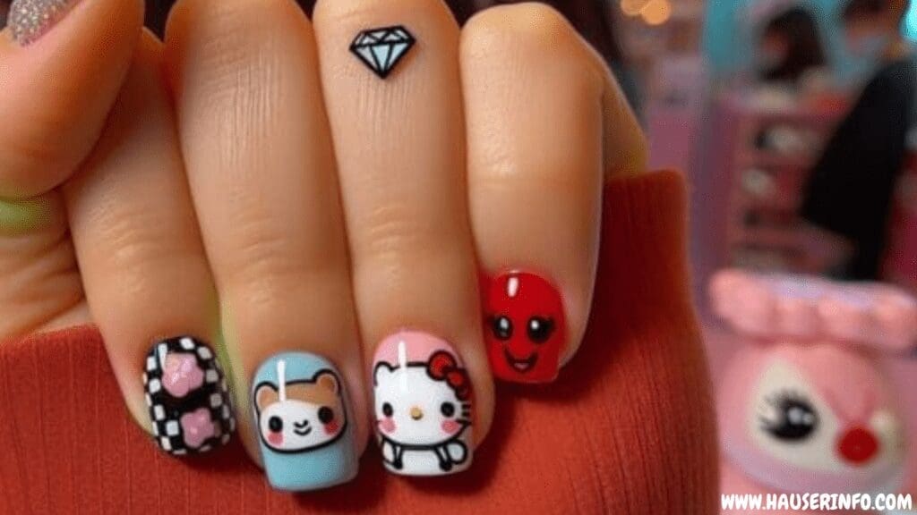 nail designs for short nails