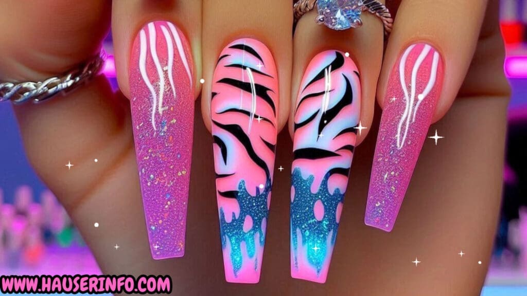 Animal print nails