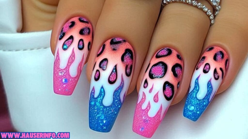 Animal print nails