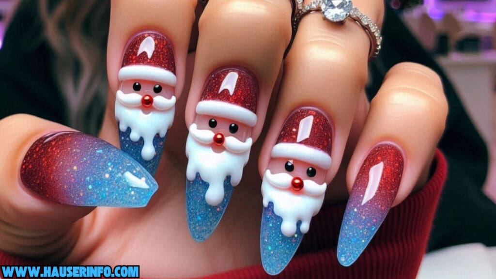 christmas nail art