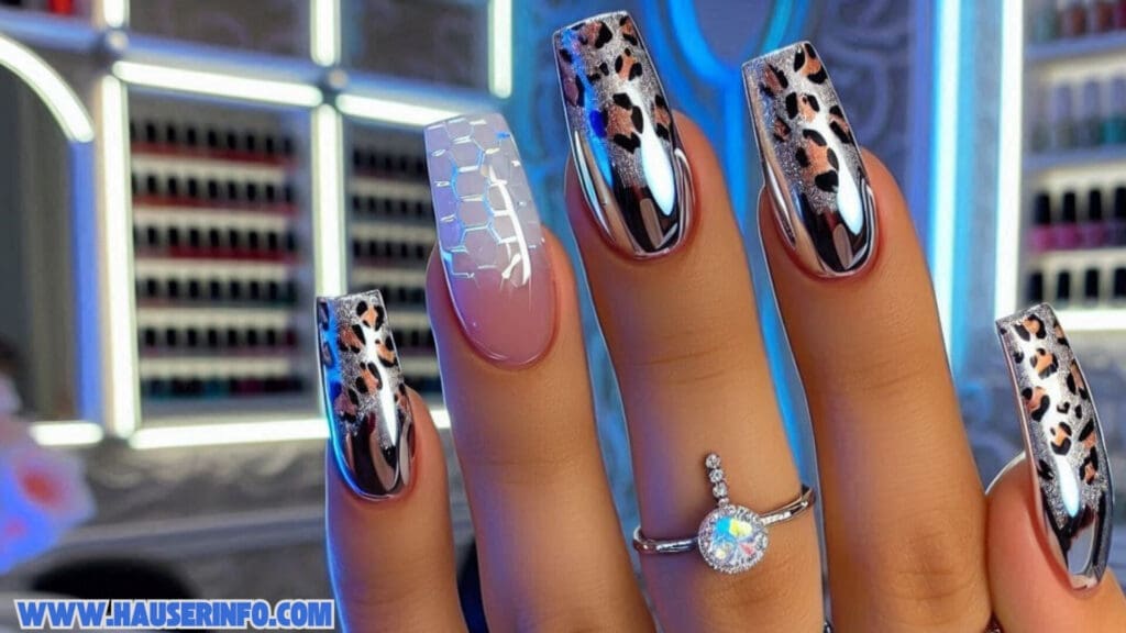 chrome nail designs