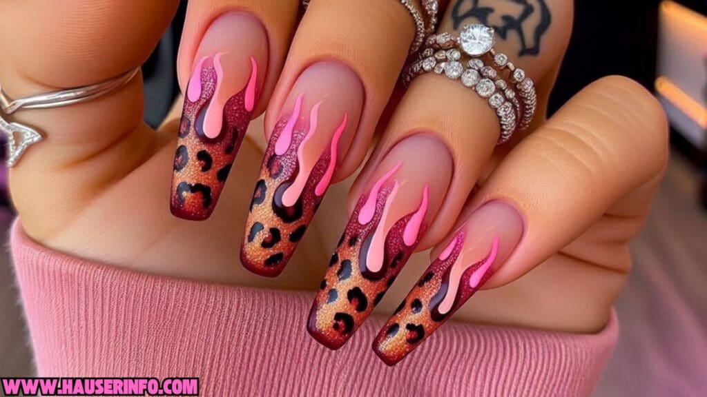 Animal print nails