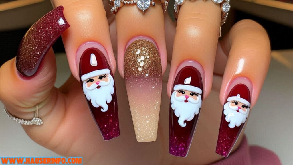 christmas nail art