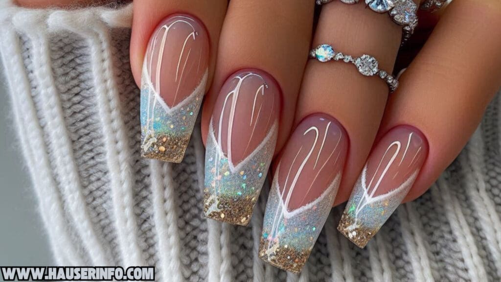 holo glitter nail designs