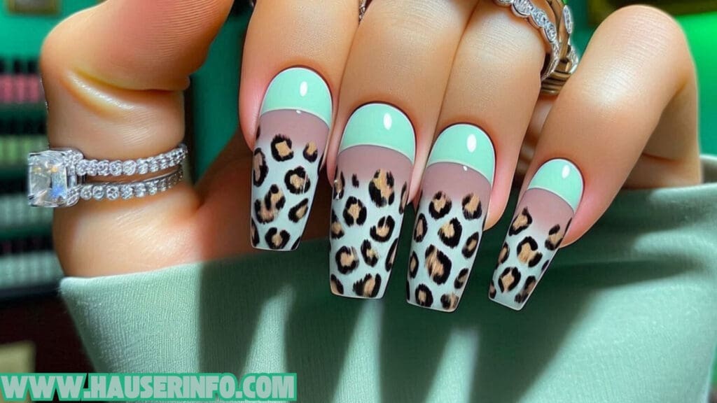 hauser's ladies leopard winter nails